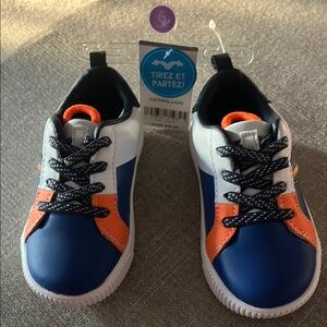 Carter's Blue and Orange Sneakers Sporty Design